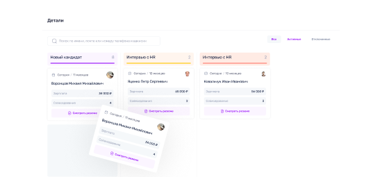 Получайте развернутую аналитику по процессам и заявкам