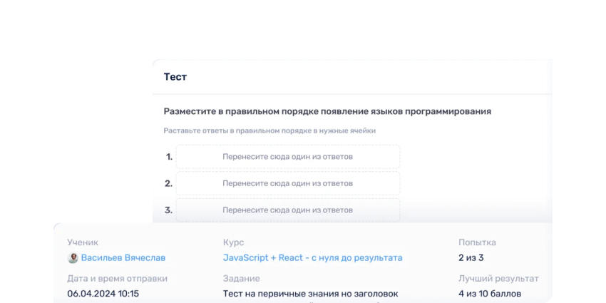 Отслеживание прогресса и эффективности 